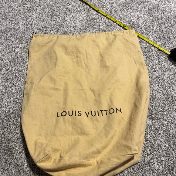 Louis Vuitton Authentic Beige Dust Bag Drawstring Storage Pouch - Picture 8 of 11